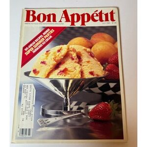 Bon Appetit Magazine July 1985 Vintage Food‎ Cooking Recipes